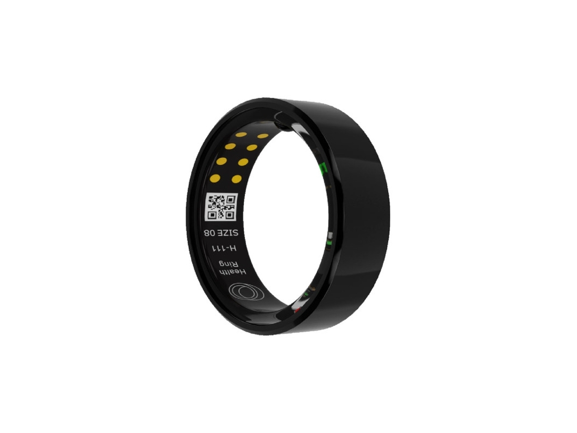 Anillo inteligente SR-03-PRO con monitor de salud de 9 pulgadas, color negro