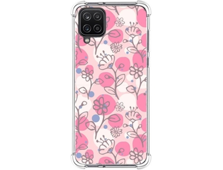Carcasa Samsung Galaxy A12 TUMUNDOSMARTPHONE Dibujos Antigolpes Flores 07 Multicolor