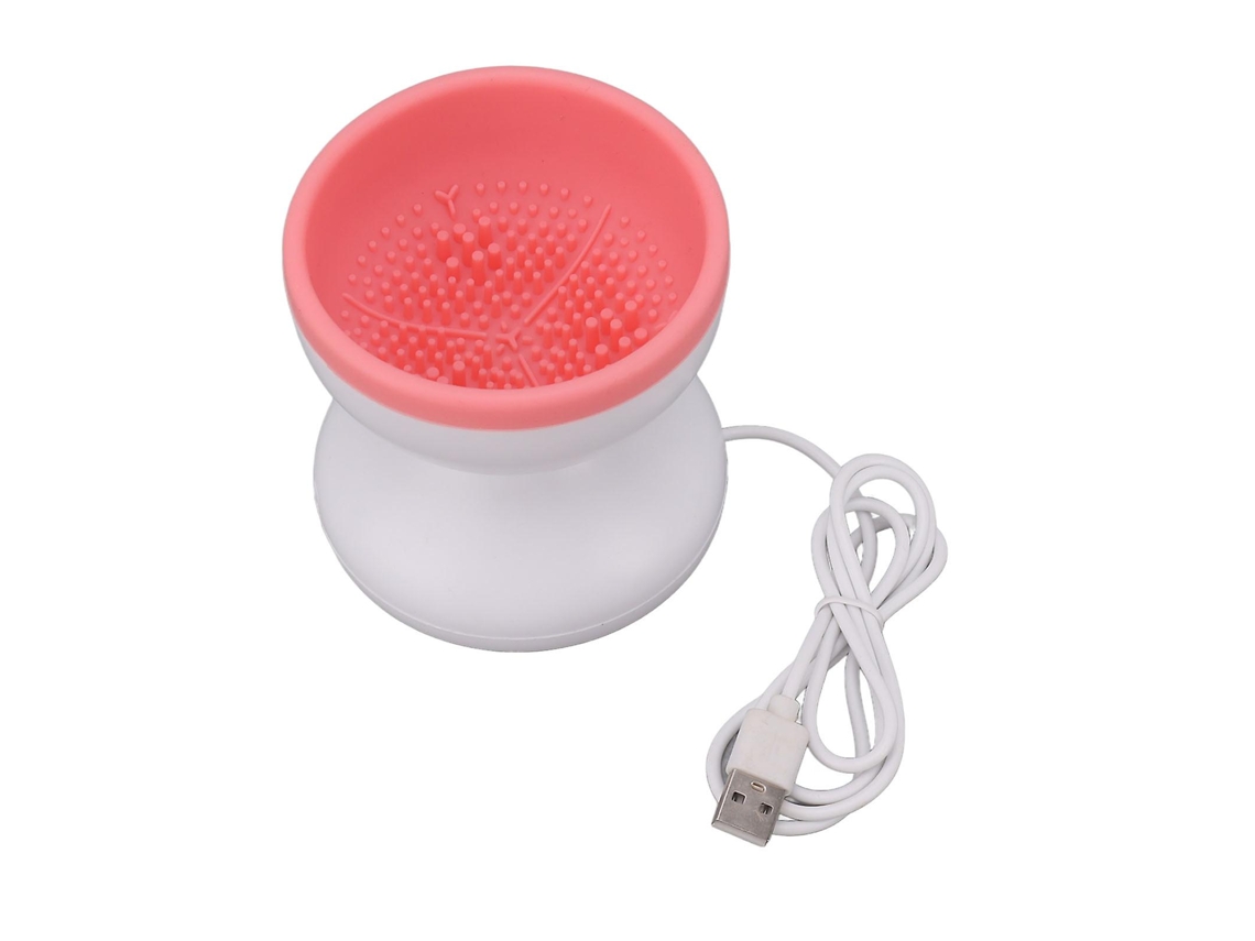 Limpiador de brochas de maquillaje compacto y autolimpiante con alimentación USB Rosewell