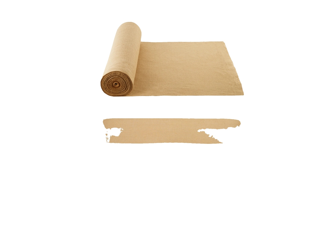 Rollo de tela de yute, yute natural, duradero para manualidades y jardinería, 91 cm x 45 m, XL OEM