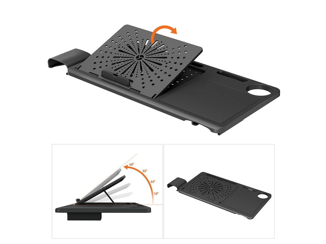 Accesorio de mesa de trabajo Newtral Lapd para silla ergonómica Magich003 Magich Bp Bpro Nt001 Nt002 Estante ajustable negro