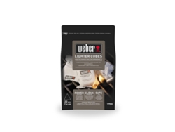Cubos de 22 Encendedores WEBER Blancos