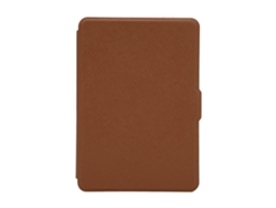 Caso Para E-book Protección Ligero Adecuado Para Kindle Paperwhite123 Patrón Cruzado Funda Protectora De Cuero Pu Para Lector