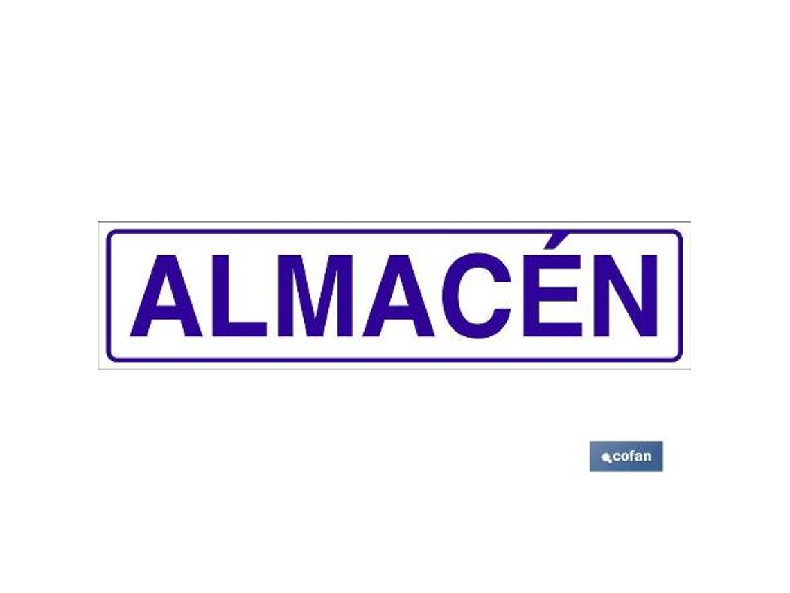 Señal glasspack adhesiva 175x45 almacén