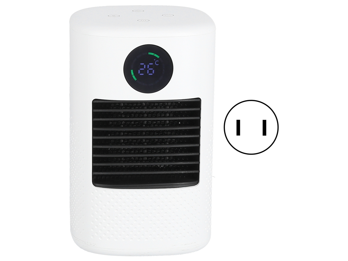 Calefactor Eléctrico Inteligente Con Pantalla Digital, Calentamiento Rápido A 50°, Oscilación, 110 V.
