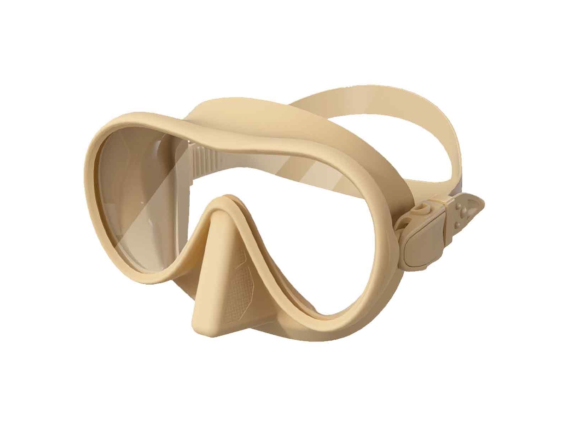 TRUYUETY Máscara De Snorkel Sem Moldura Para Adulto E Júnior, Vista Panorâmica 180°, Antiembaçante Nano E Anti Uv, Para Mergulho E Natação
