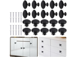 20 Pomos Redondos De Acero Inoxidable 20* Para Puertas Armarios Cajones Cocinas Baños Y Muebles. 27 Mm