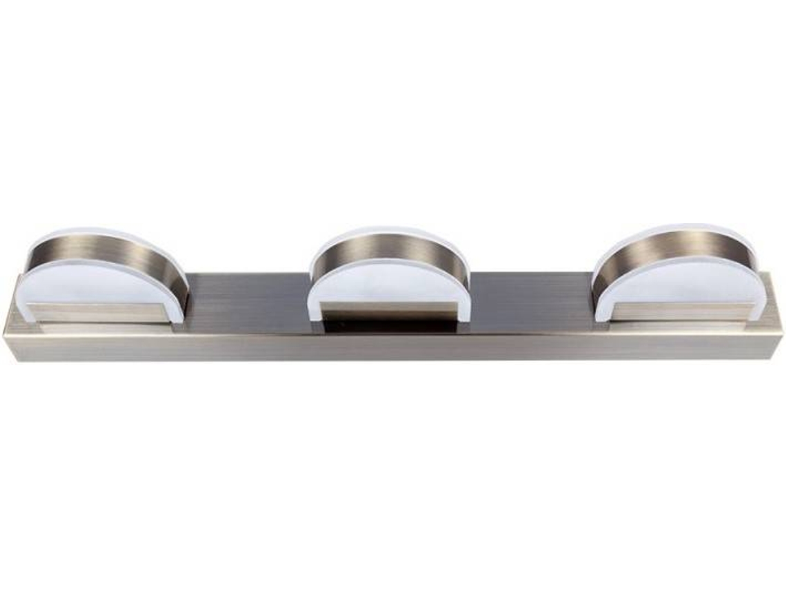 Lámpara de Pared FABRILAMP Balder (Dorado - Metal - 9.5x50 cm)