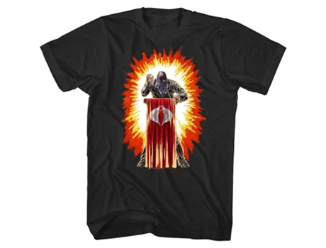 Camiseta ROCKINSTONE Cobra Commander Box Art GI Joe (S)