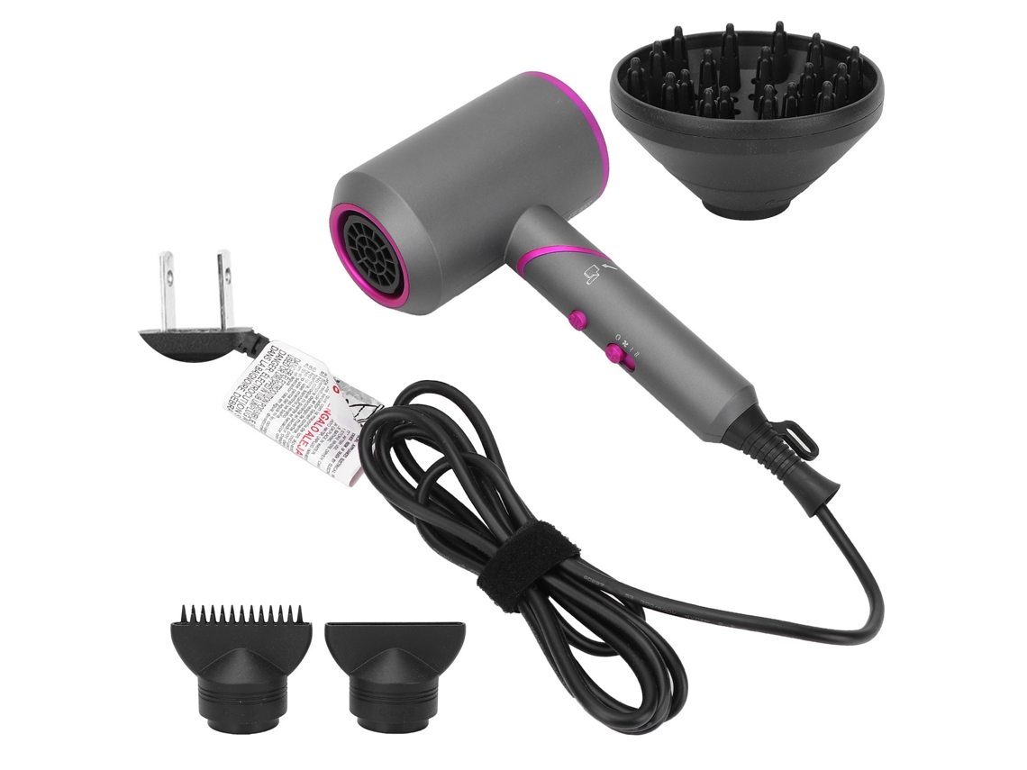 Secador De Pelo Plegable Profesional 1600-1800w Anión Silencioso Para Hogar Hotel Viaje
