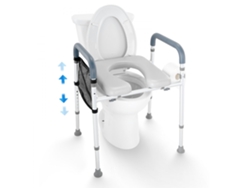 Elevador de inodoro universal y asiento elevado ajustable Tekmaquinas
