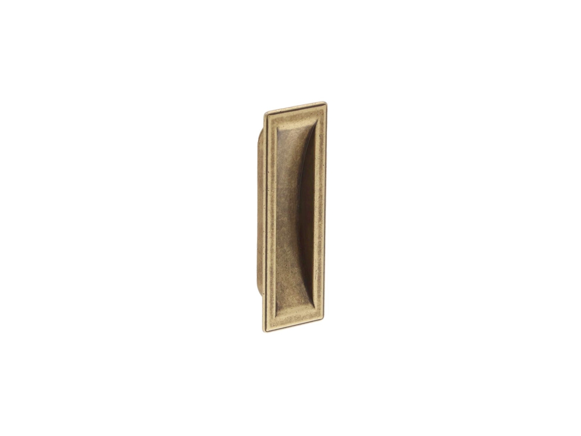 Tirador Empotrado De Zamac Distancia Entre Centros 64mm Florence Antique Lote De 25