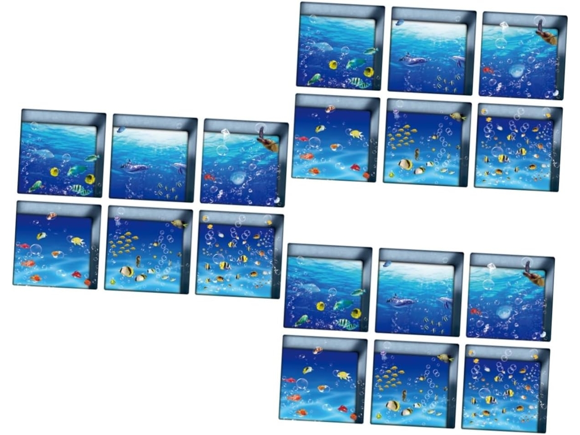 Juego de 18 pegatinas antideslizantes e impermeables para decorar paredes y baños. Slowmoose
