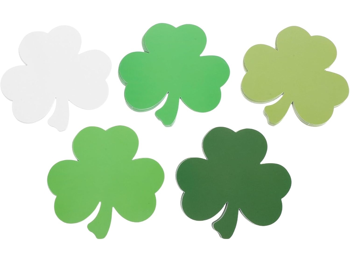 Tarjetas De Felicitación De Papel Con Diseño De Trébol Para El Día De San Patricio