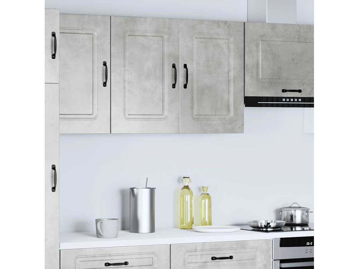 Maison Exclusive - Armario De Pared Cocina Kalmar Madera Ingeniería Gris Hormigón