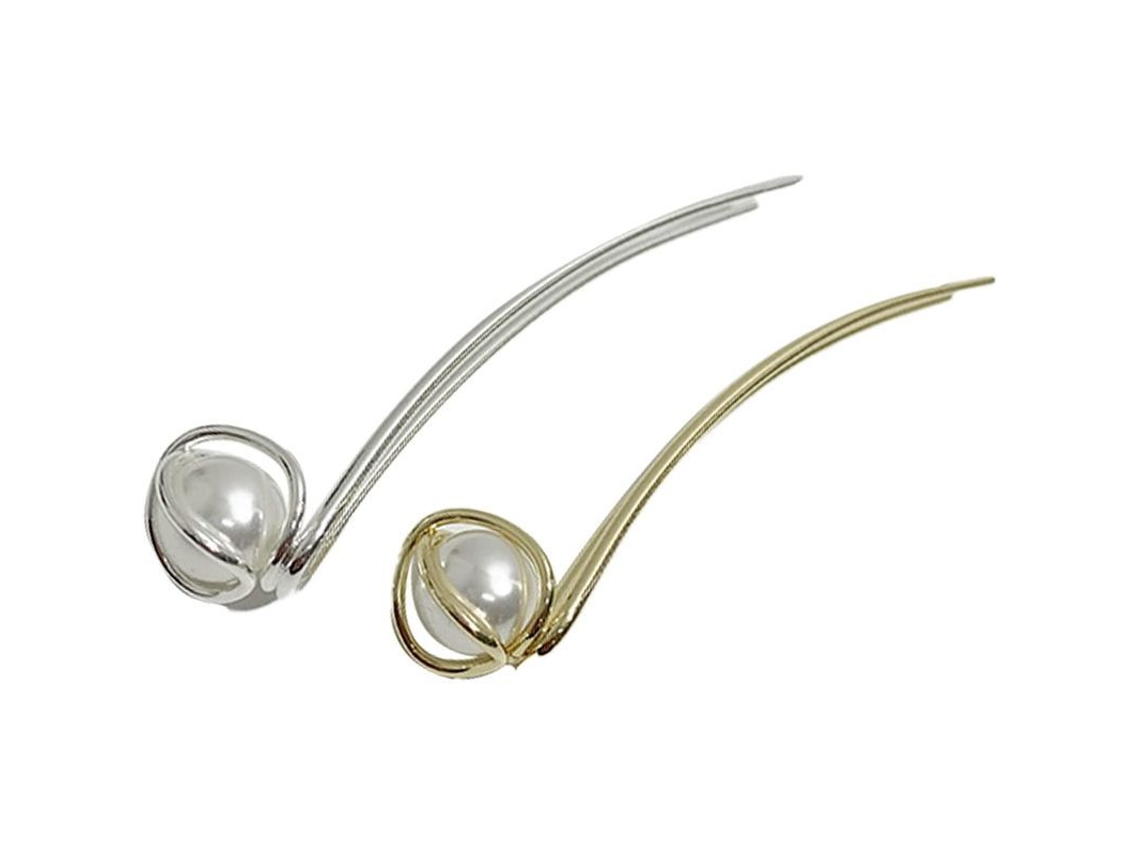 Pinza Para El Cabello Con Perlas, Lazos Franceses, Accesorios Para El Cabello Para Mujer, Peinados Sencillos