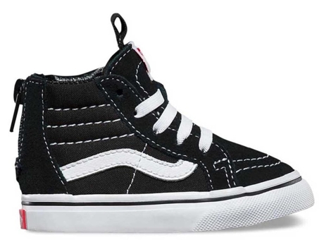Zapatillas VANS Sk8-Hi Zip - Niños (22 - Blanco)