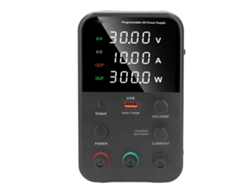Fuente de alimentación de CC variable WPS3010H: 0-30 V, 0-10 A, 300 W, aluminio, regulada.