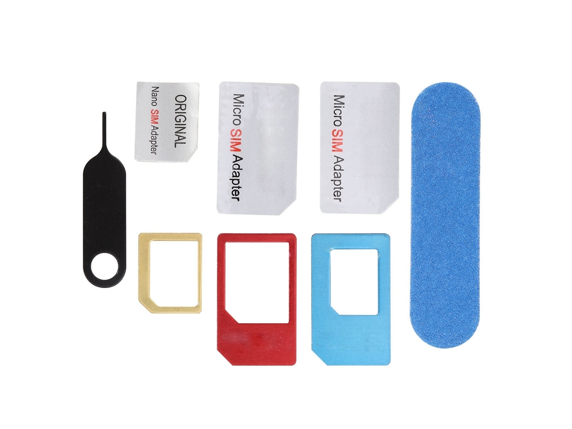 Adaptador De Tarjeta Sim (conversión De Recuperación) Adaptador Universal De Recuperación De Tarjeta Sim 5 En 1
