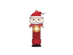Ats-tubos Elásticos De Papá Noel Con Luz Juguetes Sensoriales Antiestrés Regalos De Navidad Para Niños Y Adultos