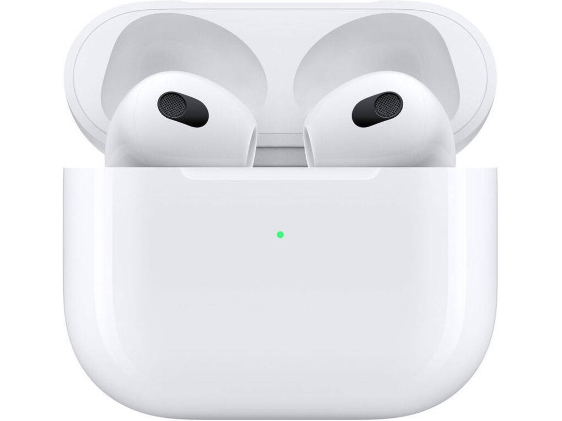 Airpods 3ª Generación APPLE (In Ear - Micrófono - Blanco) + Caja de Carga Lightning