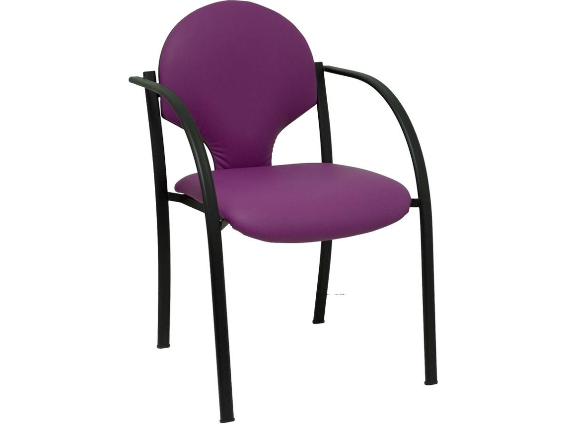 Silla de Confidente PYC Hellin  Roxo (Similpiel)