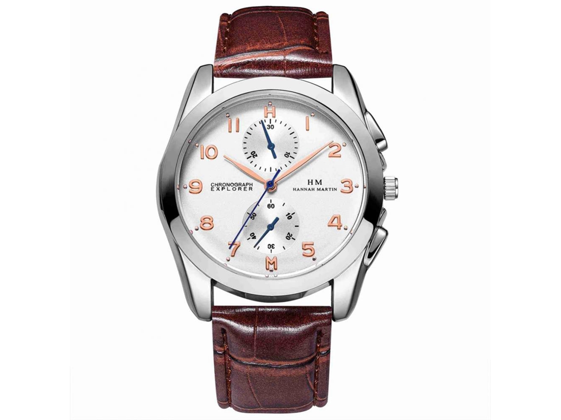 Reloj Hombre Hannah Martin Simple Impermeable Pulsera Ajustable Casual Bn03-b-fk