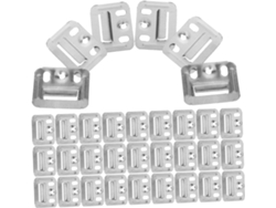 100 Clips De Acero Inoxidable Para Montaje En Pared, Soporte Para Espejo