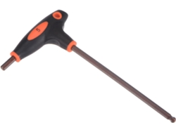 Llave Hexagonal Con Mango En T Y Extremo Esférico, Métrica, Acero S2, 5 Mm
