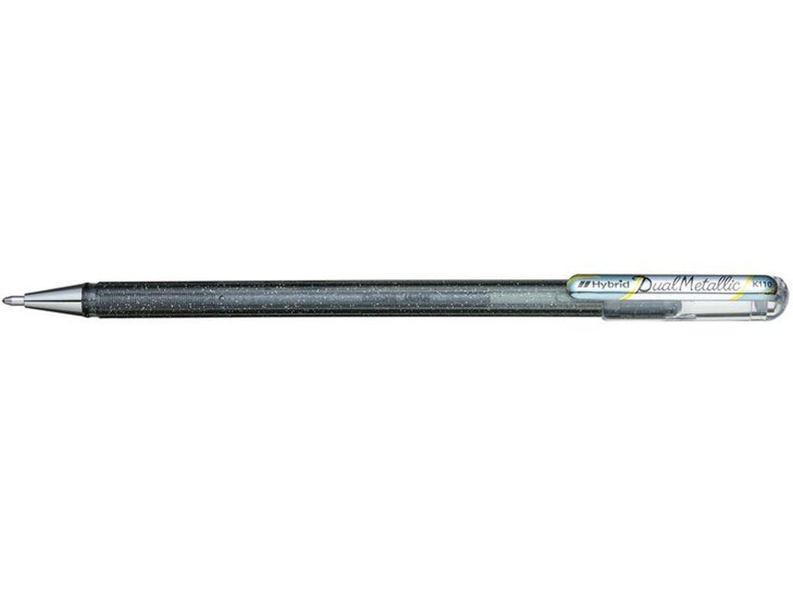 Pentel Silver Gel Ink Roller K110Dm Z