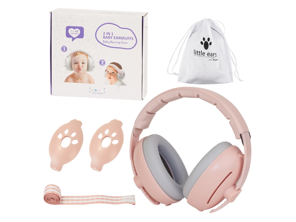 Orejeras 2 En 1 Con Cancelación De Ruido Para Bebés Y Niños, Ajustables, Ideales Para Viajar Y Para Momentos De Tranquilidad, Educativas Y D