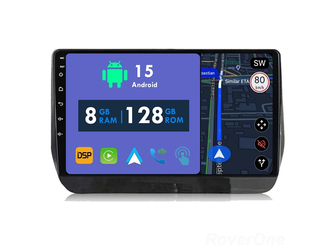 Coche Radio Android Auto Autoradio 8GB RAM 128G ROM CarPlay Navegación GPS Pantalla Táctil RoverOne para Hyundai H1 2 Grand Starex TQ 2017 - 2022 
