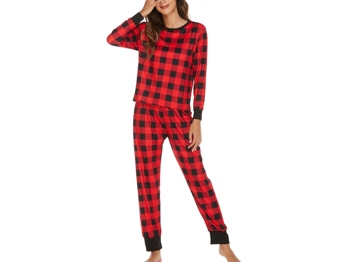 Conjunto De Pijama De Tirantes Largo Cuello Redondo Suave Y Transpirable Para Hogar Hombres Mujeres 8406 M