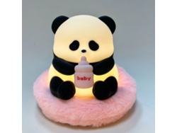 Lámpara Huahua Panda Atenuación De Tres Niveles Temporización Colorida Carga USB Lámpara De Silicona Pat C SIURN