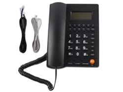 Teléfono De Escritorio Con Cable L019-3 Con Botones Grandes E Identificador De Llamadas, Para El Hogar, La Oficina Y El Hotel.