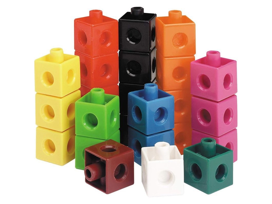 Cubos De Ensamblaje A Presión (juego De 110) Contadores Cúbicos, Materiales Didácticos De Matemáticas, Ayudas Para El Profesor