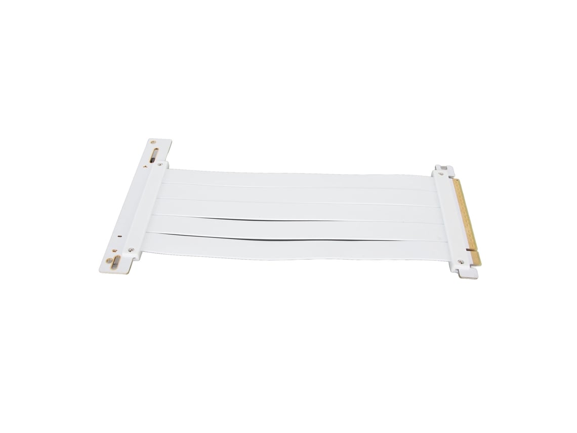 Cable Elevador Pcie 4.0 X16 Flexible De Alta Velocidad Con Ángulo De 90 Grados Para Gpu Rtx 4090, Blanco, 50 Cm