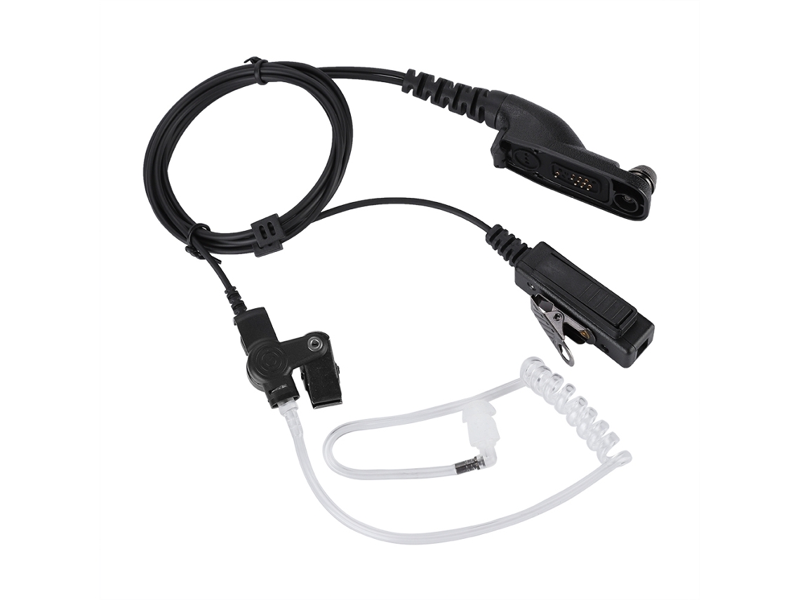 2026dn fone de Ouvido com Microfone de Tubo de Ar para Rádio Walkie Talkie Mtp850s Mtp830s Acessório