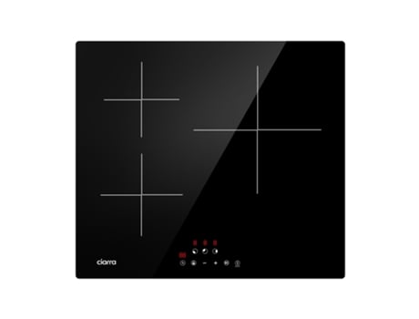 Placa de Inducción CIARRA 3 fuegos 6100W 60cm CD3BIH
