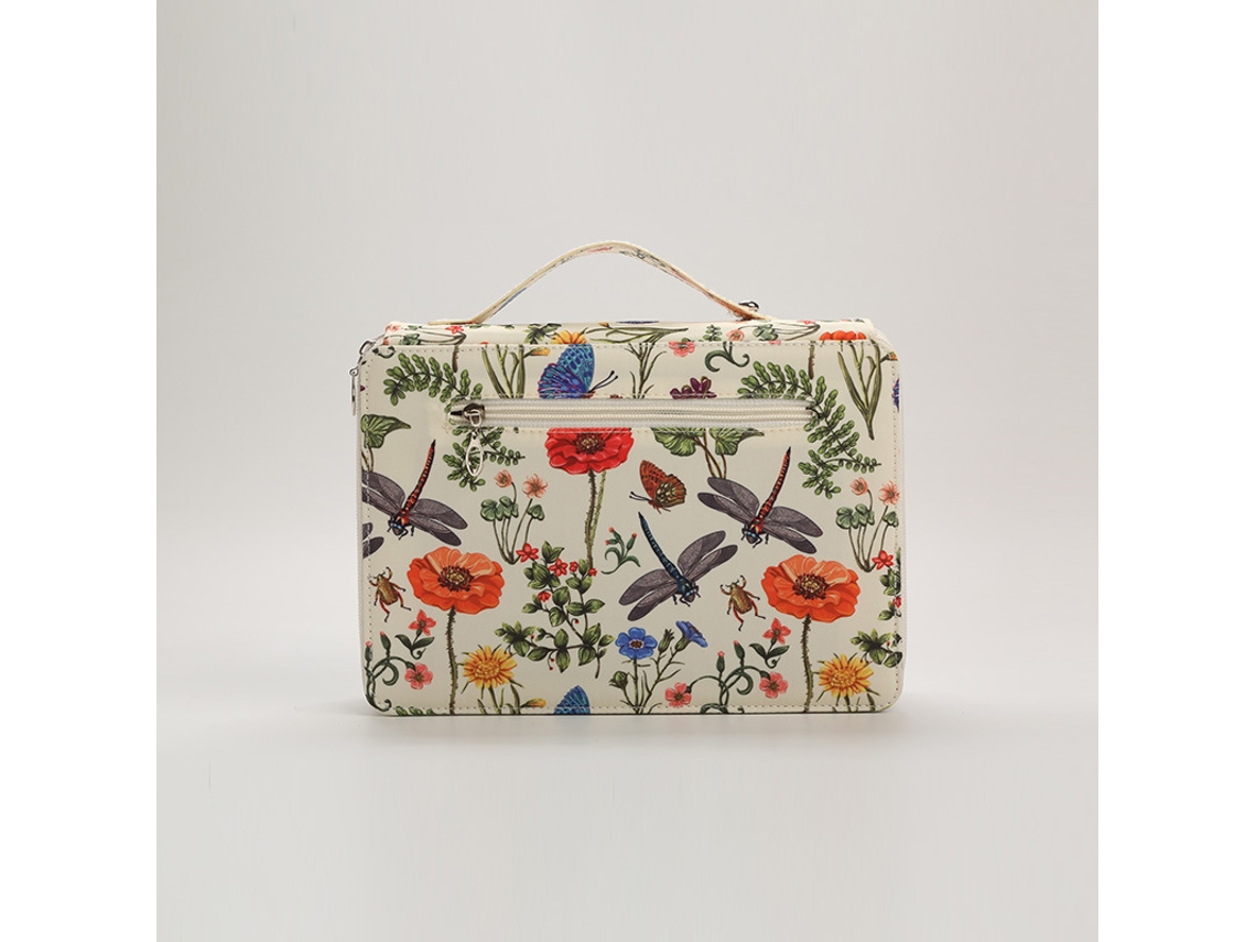 Estuche para 120 lápices, con cremallera, para bolígrafos o rotuladores de acuarela, blanco*