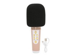 Micrófono Inalámbrico Bluetooth L818 Con Potente Altavoz Para Coche, Fiestas, Pc, Smartphones, Rosa.
