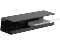 Bandeja Organizadora De Cables Debajo Del Escritorio, De Pvc, Con Perforaciones Para Almacenamiento.