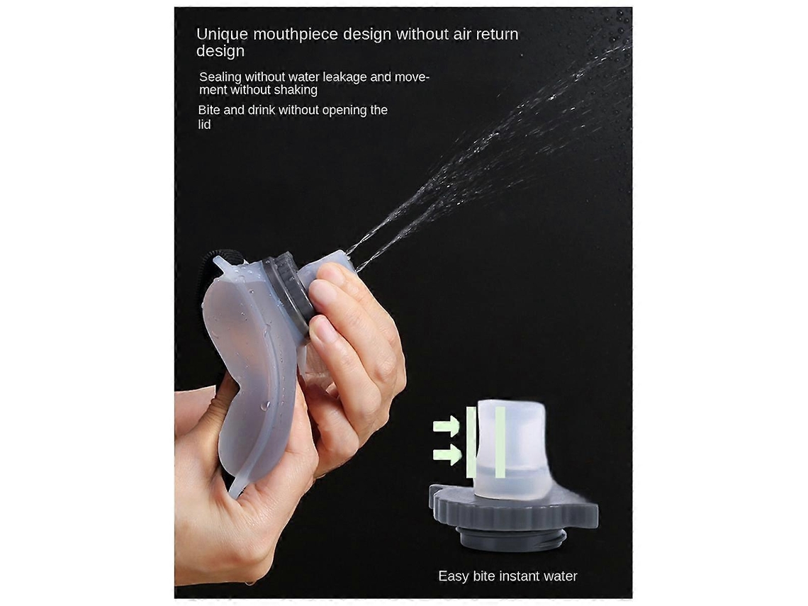 Botella De Agua De Pulso Multifuncional, Ideal Para Ciclismo, Maratón, Hidratación Y Actividades Al Aire Libre. Rosewell