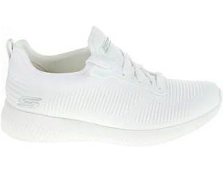 Zapatillas SKECHERS Bobs Squad Photo Frame Tejido Mujer (40 - Blanco)