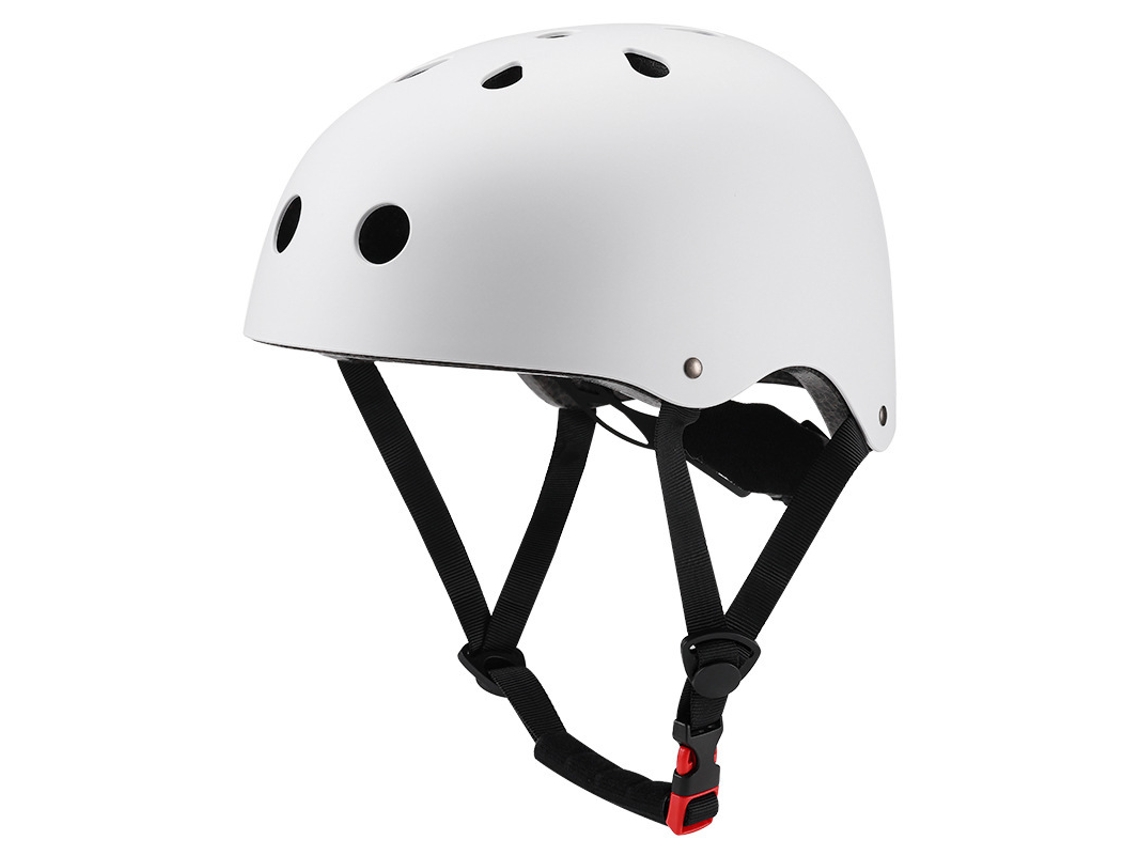 Casco infantil, talla M, blanco.