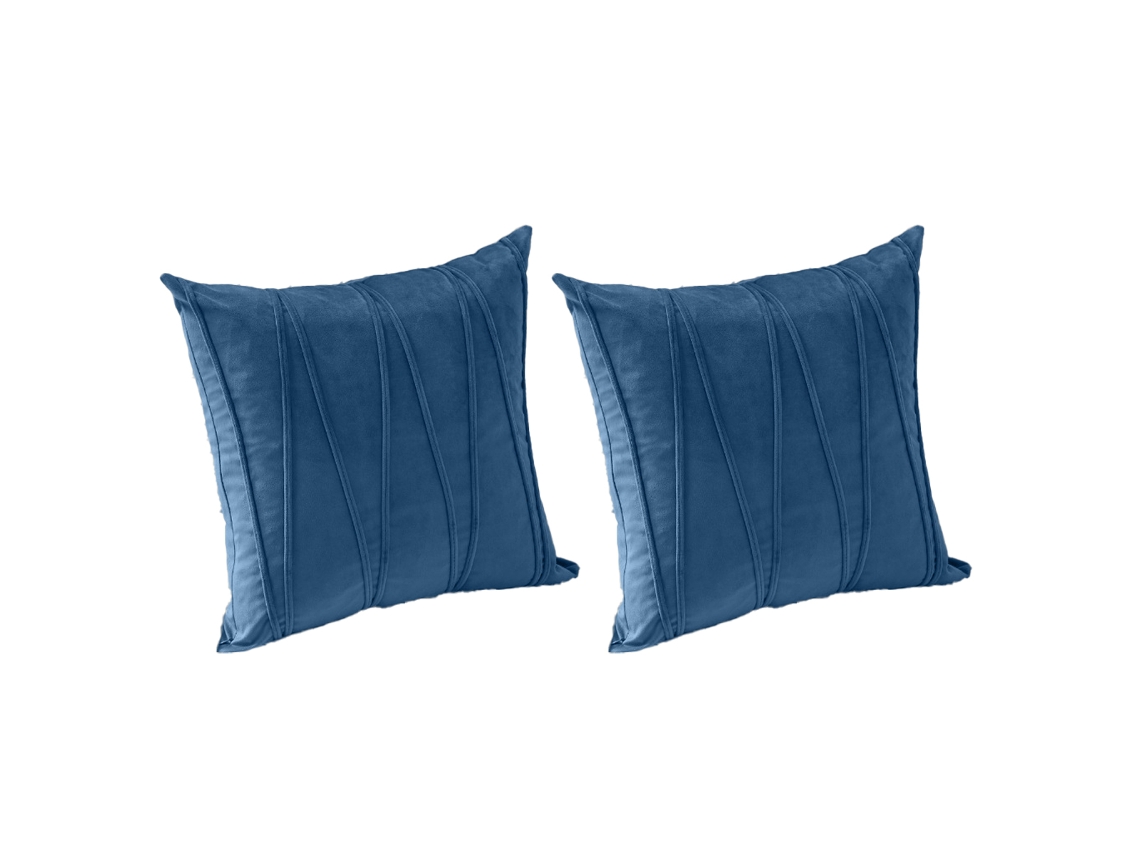 Juego De 2 Fundas De Almohada Decorativas De Felpa, 18 X 18 Pulgadas