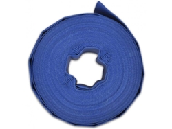 Manguera de Descarga Plana 32Mm Al Corte Por Metro Poliester Pvc Azul Goma Layflat de Incendios Construcción Y Piscinas SUINGA