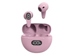 Auriculares Inalámbricos Bluetooth, Bluetooth 5.3, Auriculares Deportivos Para Música, Rosa