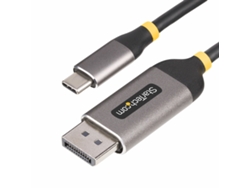 Adaptador USB STARTECH 142-USBC-DP-8K-10F (HDCP - Negro/Gris)