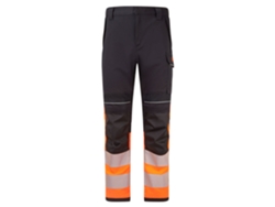 Pantalón De Trabajo Ignífugo Alta Visibilidad Modaflame Pw3 Naranja/negro / 38